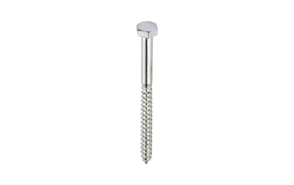 FTM Vis à clé Tête hexagonale 8 x 100 mm Acier inoxydable, 2 pièces