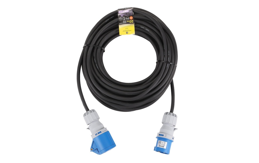 Schönenberger Câble de prolongation CEE 3P IP44 20m H07RN-F 3G1.5 mm2