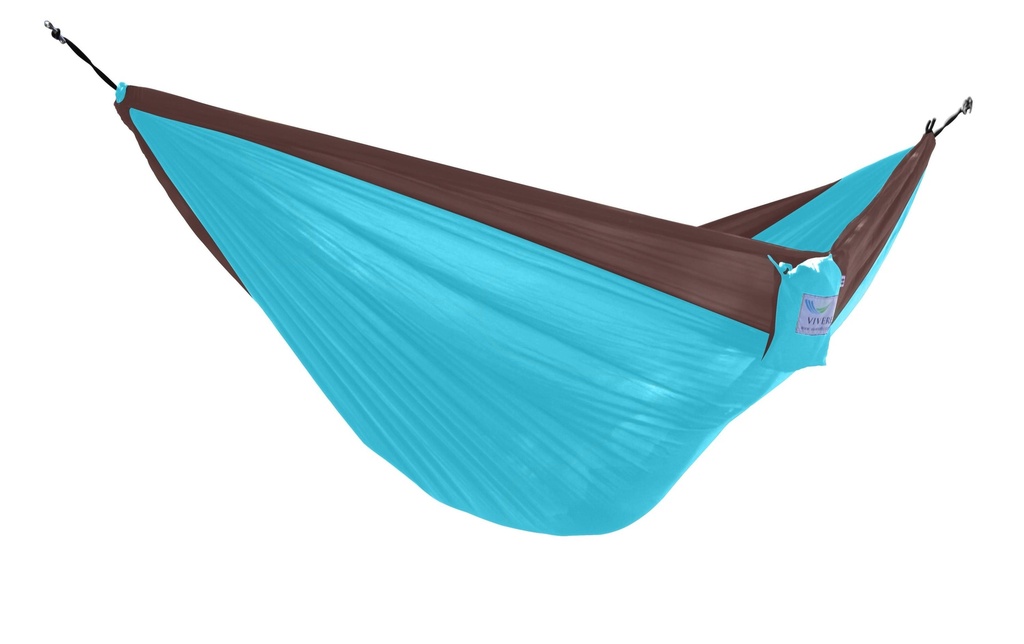 Vivere Hamac double Parachute Hammock Marron/Turquoise