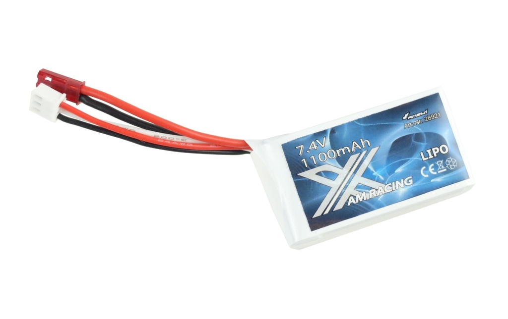 Amewi Batterie RC LiPo 1100 mAh 7.4 V 30C
