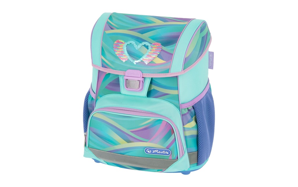 Herlitz Ensemble de sacs à dos pour l’école Loop Plus Minty Love Set de 4 pièces, 17 l