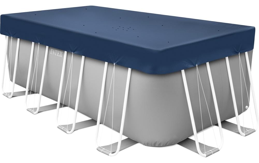 Intex Bâche pour piscine Deluxe tous temps 4 m x 2 m, bleu foncé