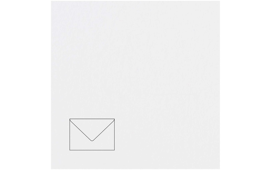 Rico Design Paper Poetry Essentials Enveloppe C5 Blanc éclatant