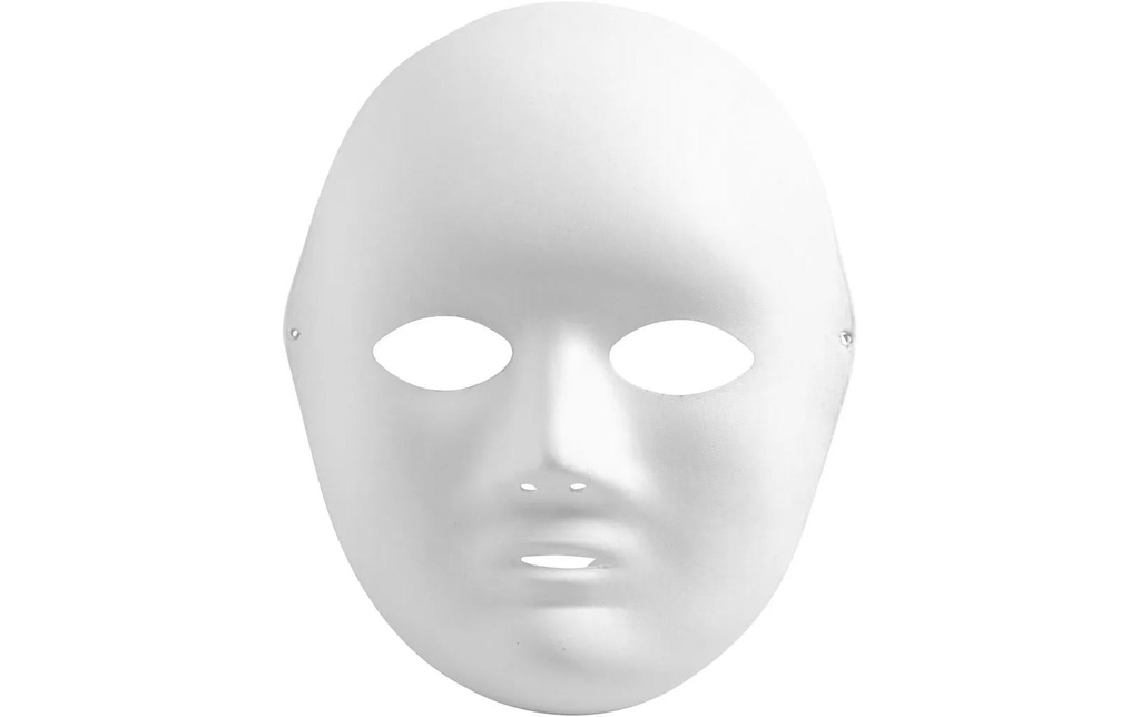 Creativ Company Masque complet 10 pièces, blanc