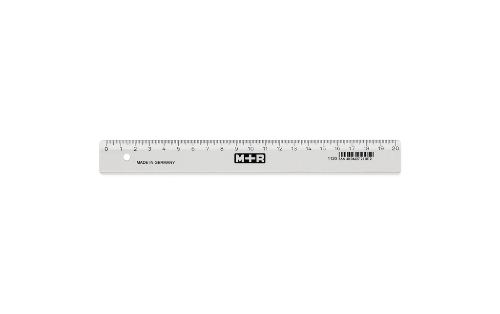 M+R Règle Échelle 20 cm