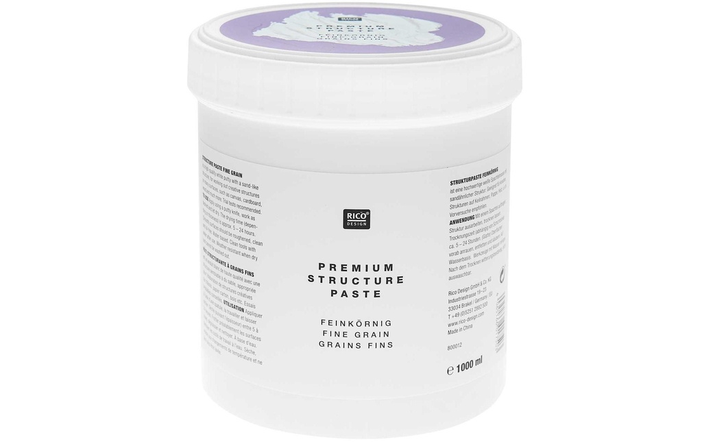 Rico Design Peinture pour bricolage Pâte à structure Premium 1000 ml