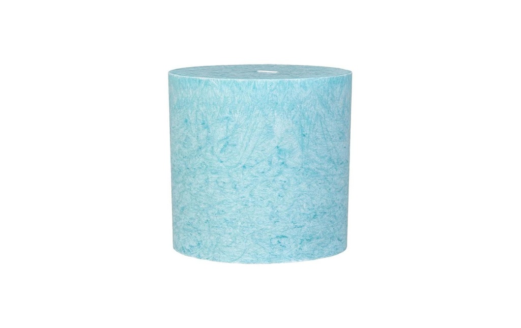 Herzog Kerzen AG Bougie pilier Kristallo Cylindro Ø 6 cm x 6 cm Turquoise