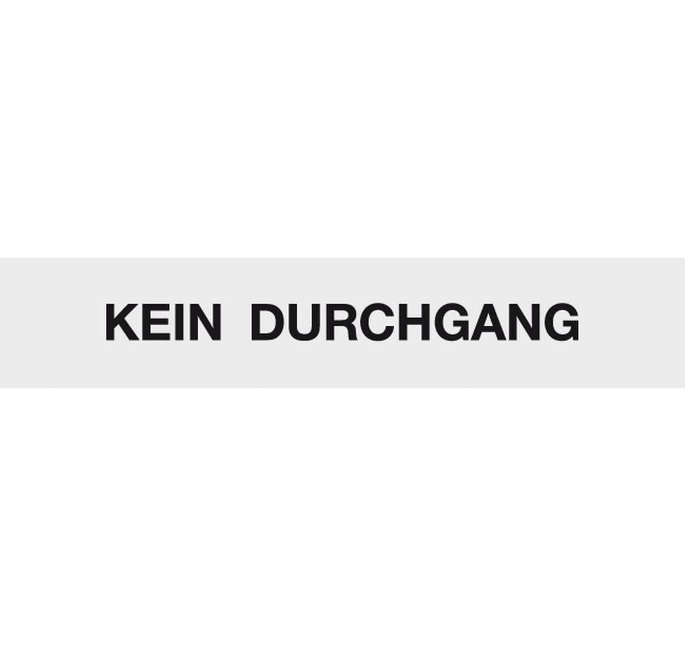 Bätschmann Panneau de signalisation Kein Durchgang