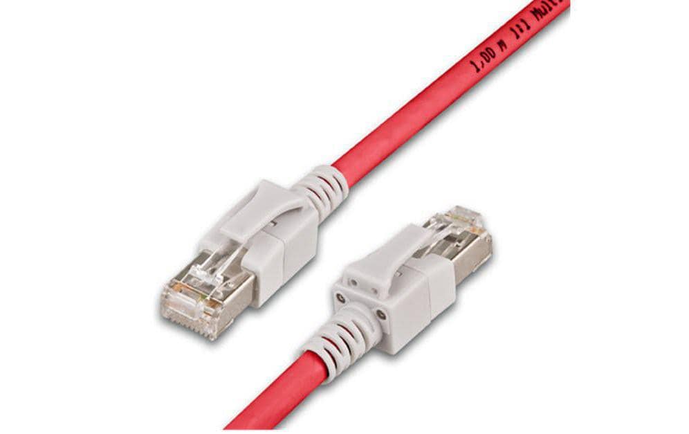 Wirewin Câble patch RJ-45 - RJ-45, Cat 6A, S/FTP, 2 m, Rouge