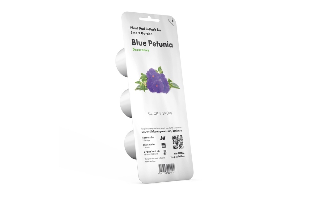 Click and Grow Semence Pétunia bleu Paquet de 3