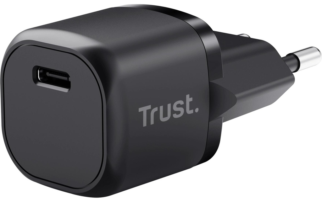 Trust Chargeur mural USB Maxo Ultra-Petit USB-C-PD 20 W Noir