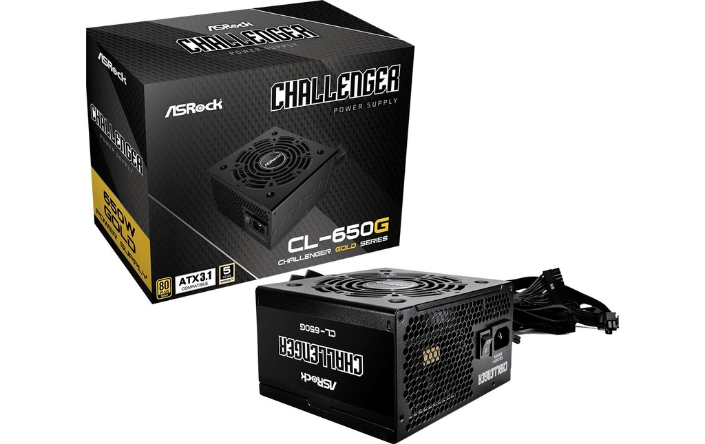 ASRock Bloc d’alimentation Challenger CL-650G 650 W
