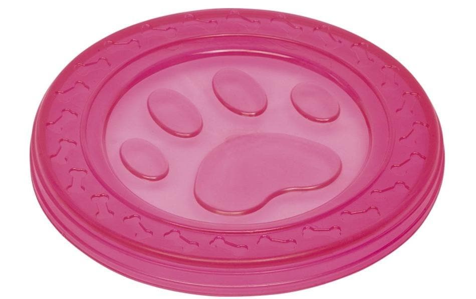 Nobby Jouet pour chien Fly-Disc Paw, Ø 22 cm, rose