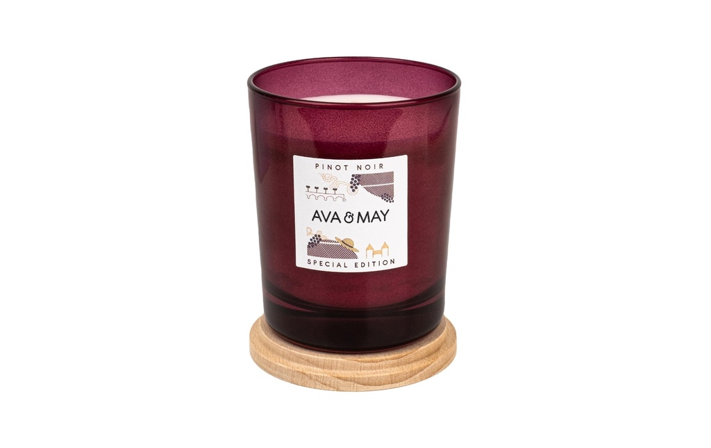 AVA & MAY Bougie parfumée Pinot Noir 180 g