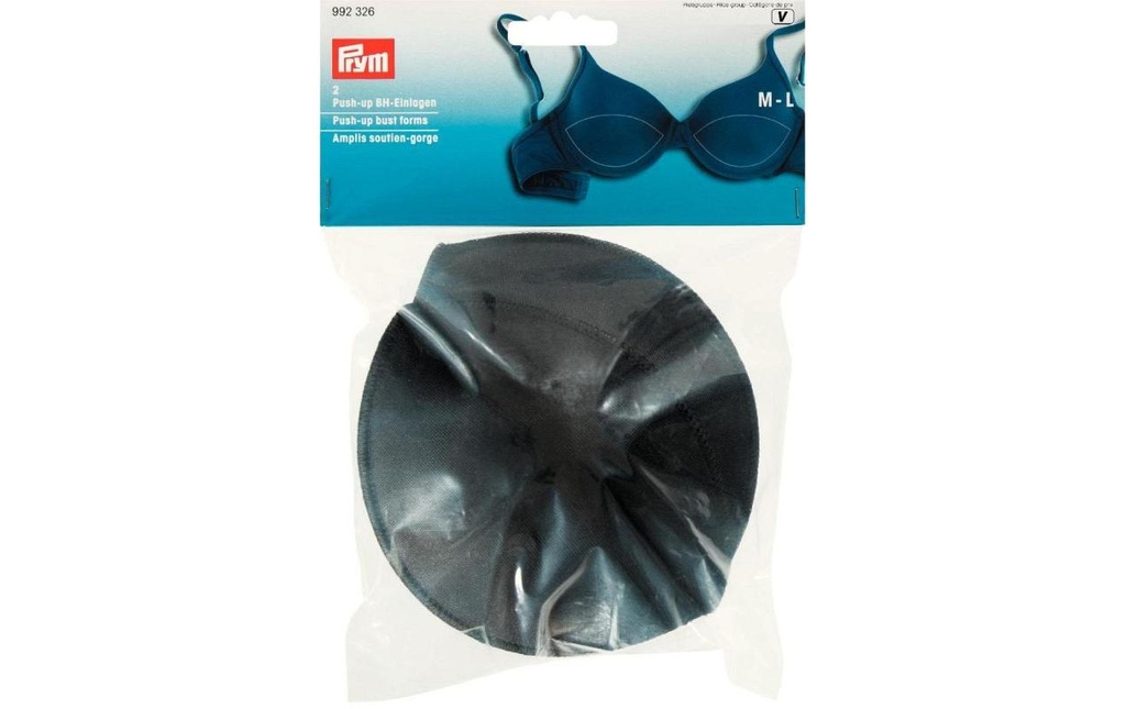 Prym Accessoires pour soutien-gorge Inserts One Size, noir