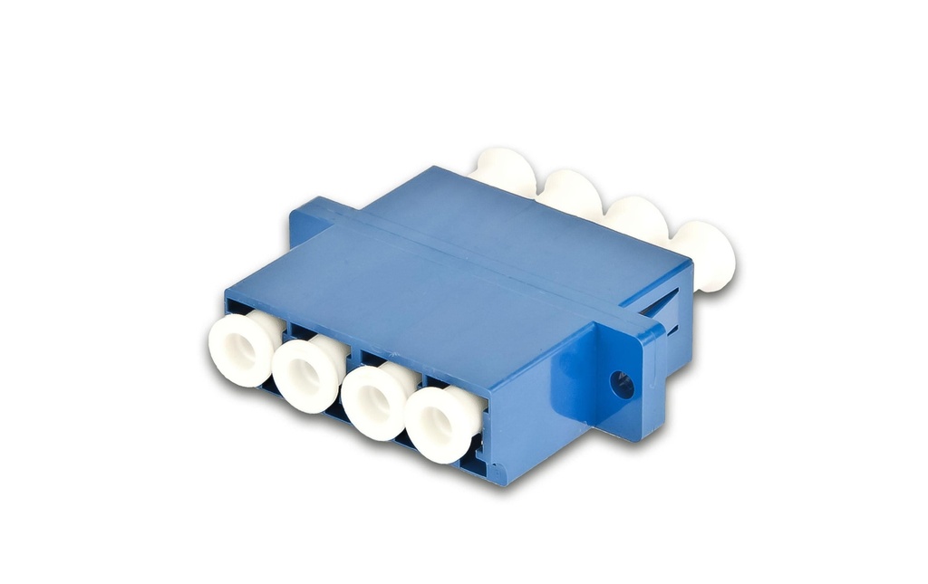 Lightwin Accouplement à fibre optique Singlemode LC – LC, OS2, 4 fibres