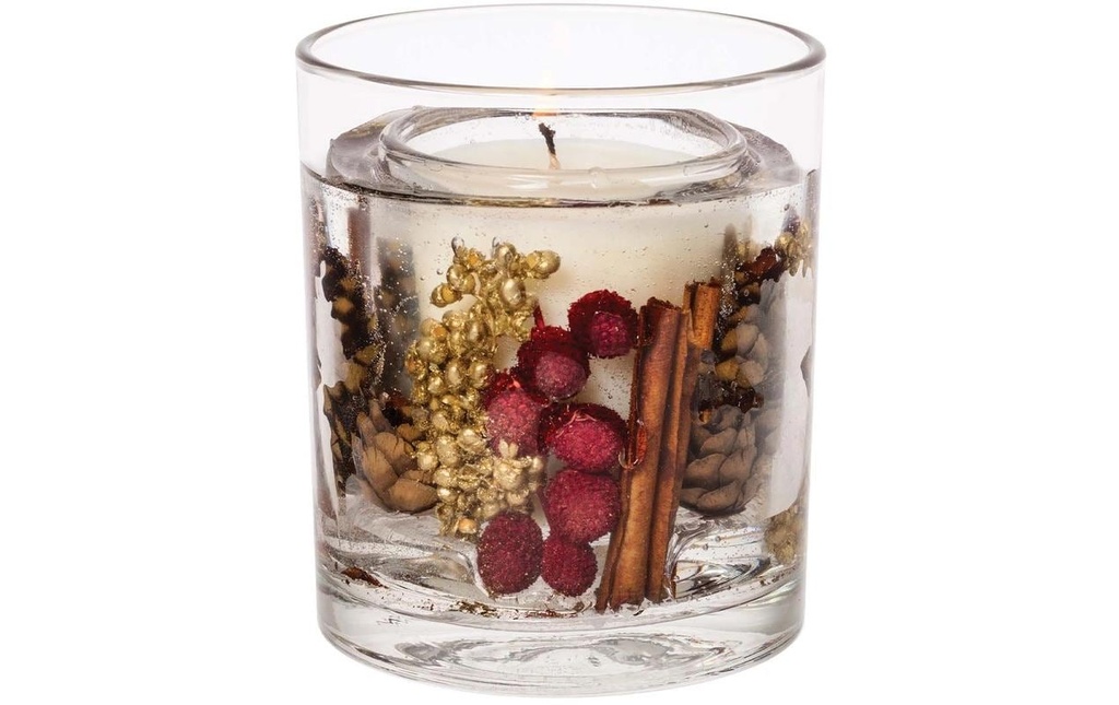Stoneglow Bougie de Noël  Cosy Vibes Transparent