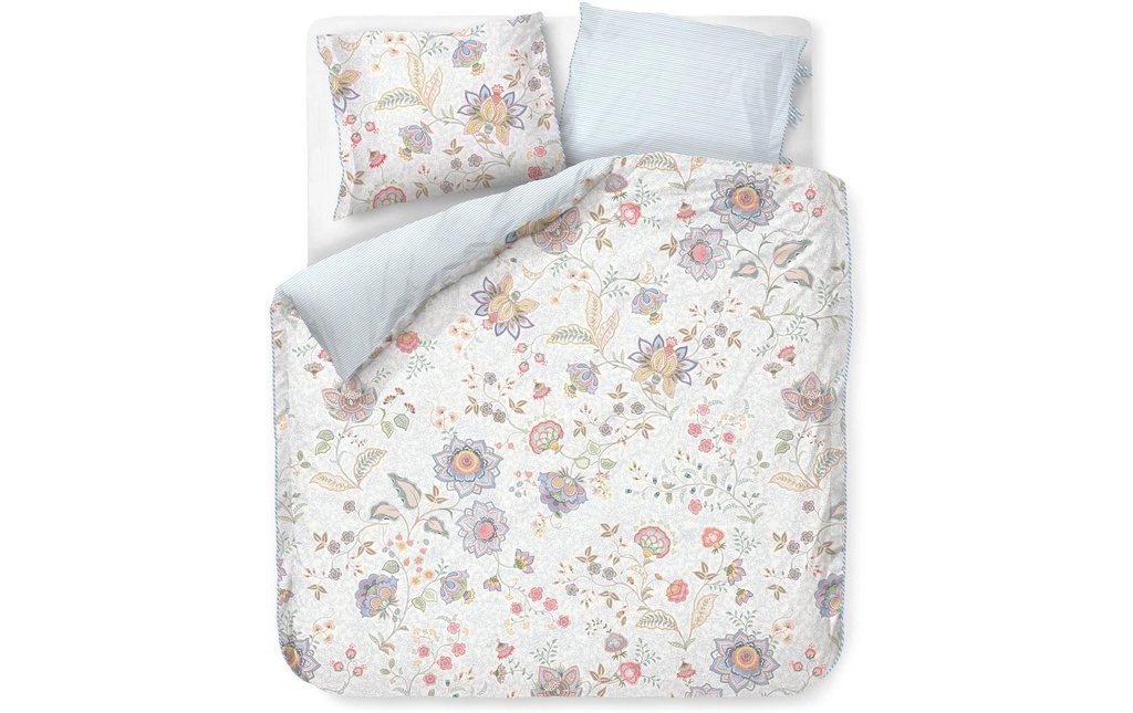 PIP Studio Housse de duvet Mumbai Morning 200 x 210 cm, Light Blue