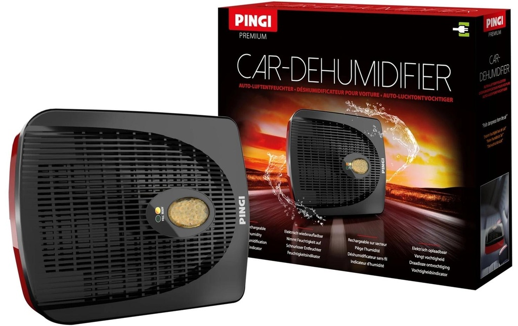 Pingi Déshumidificateur de voiture électrique avec indicateur