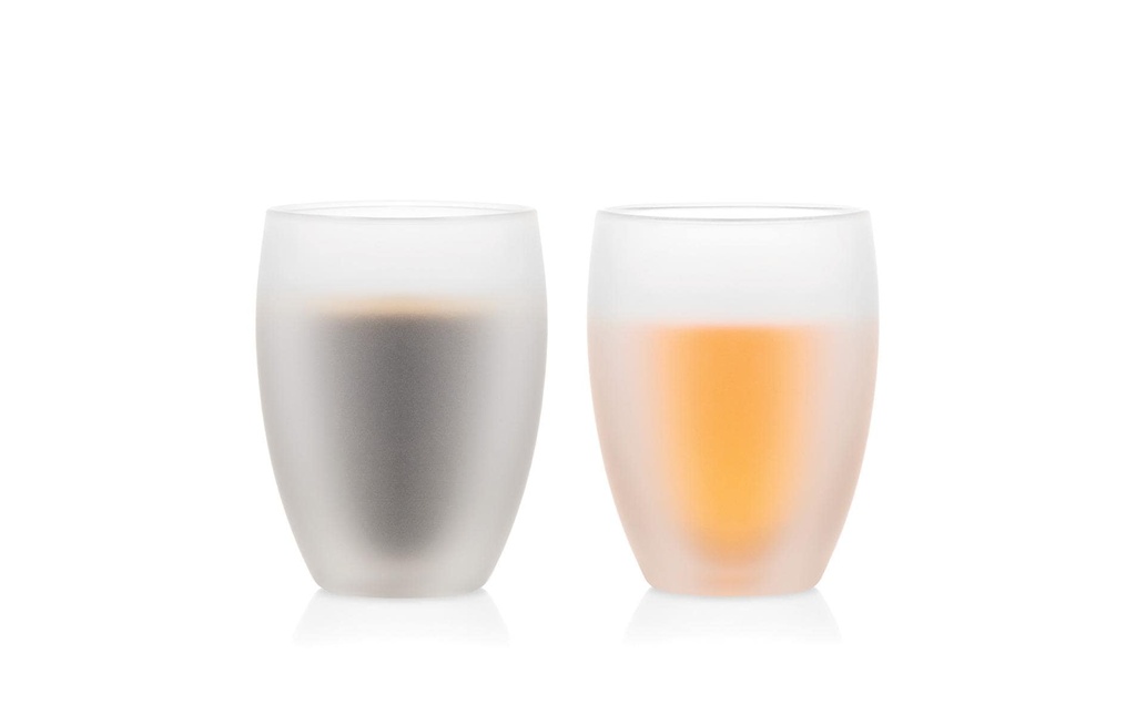Bodum Verre Pavina set de 2 Blanc, laiteux, 0.35 l