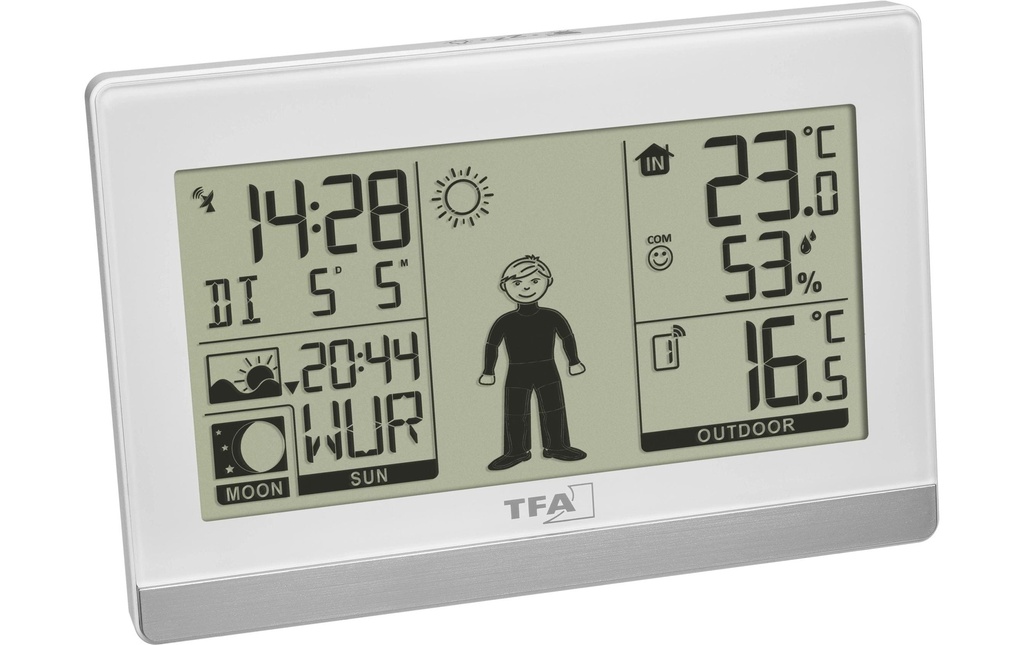 TFA Dostmann Station météo Weather Boy Noir