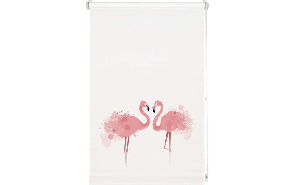 Gardinia Rollo EF Flamingo 70 x 150 cm, Blanc/Flamingo
