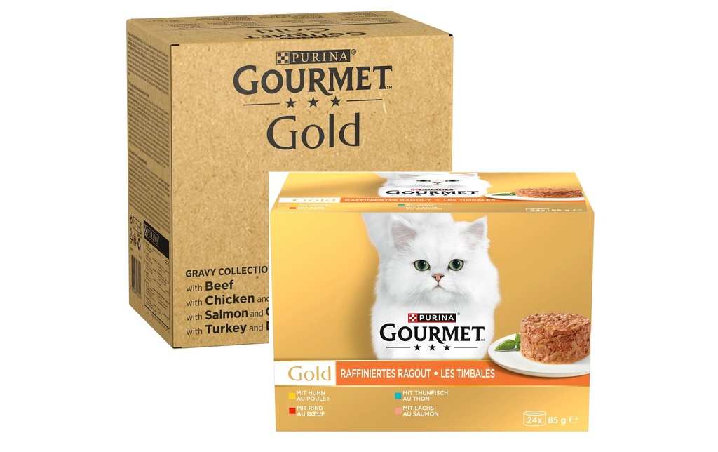 Purina Gourmet Or Bouchées tendres en sauce 96 x 85 g + 24 x 85 g