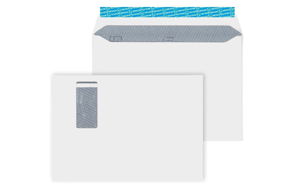 Goessler Enveloppe avec fenêtre G-Line Revivo C4, Droite, 250 Pièce/s