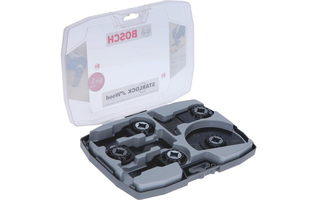 Bosch Professional Jeu de lames de scie 7 pièces pour le bois