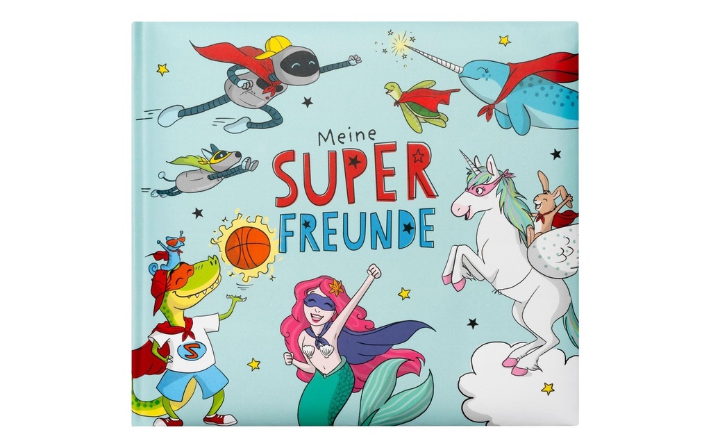 Sheepworld Livre d’amis 65 pages, 20 x 18 cm, bleu