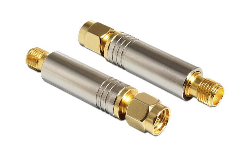 Delock Adaptateur d’antenne 4.7 kOhm, SMA Connecteur (m) - SMA Douille (f)