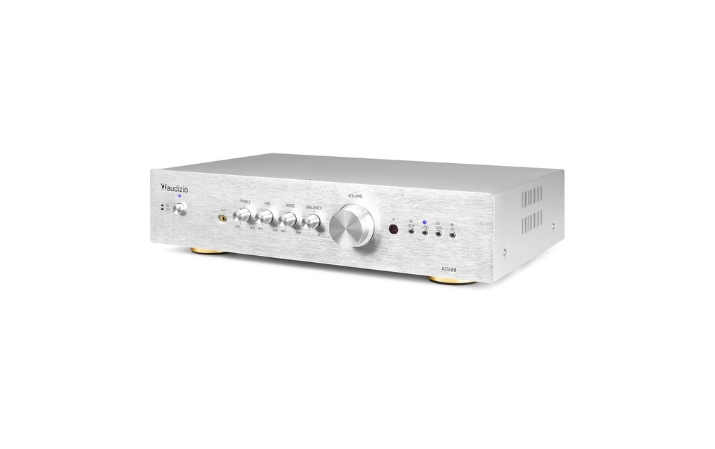 Audizio Amplificateur stéréo AD200A Argenté