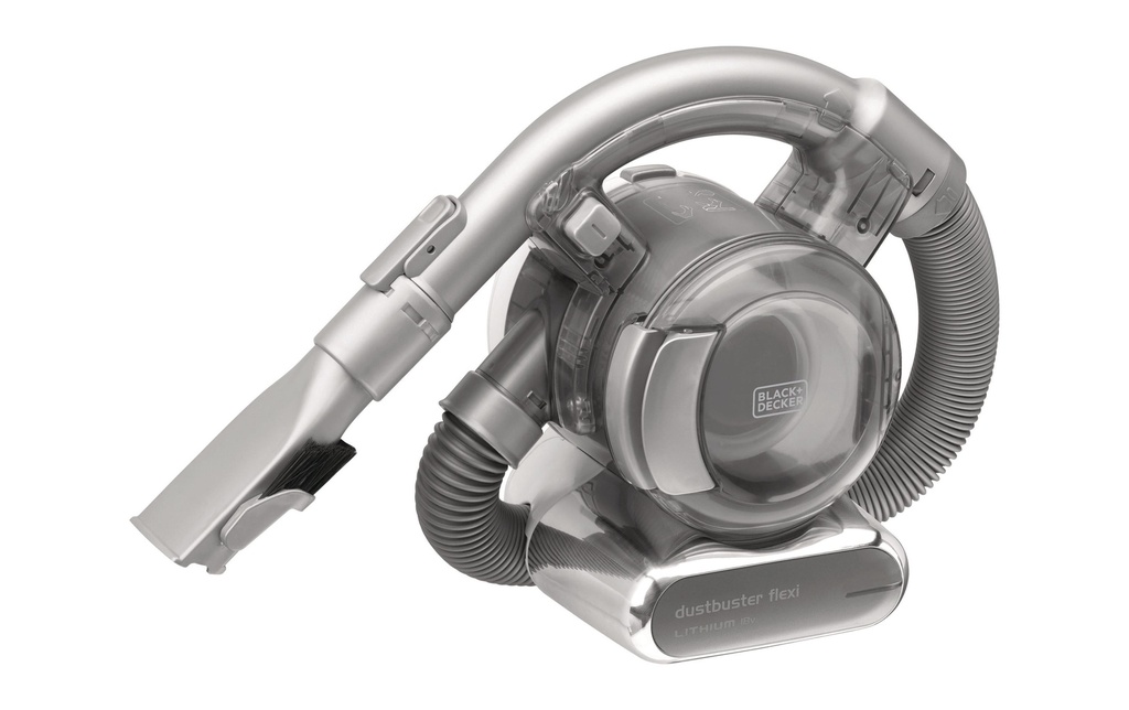 BLACK+DECKER Aspirateur à main sans fil Dustbuster Flexi Argenté