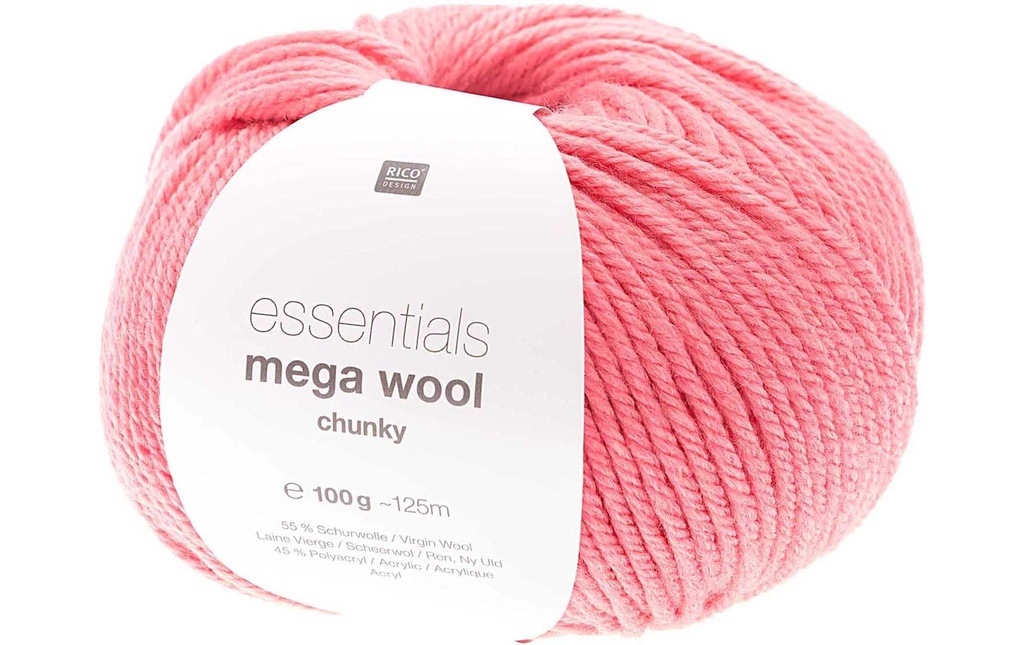 Rico Design Laine Essentials Mega Wool chunky 100 g, Rose