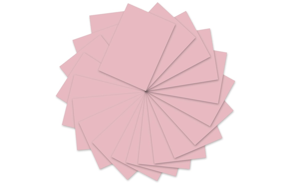 URSUS Papier coloré A4, 130 g/m², 100 feuilles, vieux rose