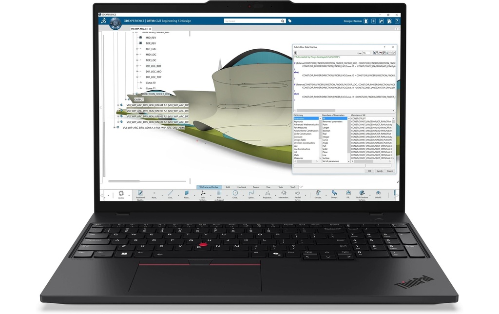 Lenovo Ordinateur portable ThinkPad P16s Gen. 4 (AMD) Copilot+ PC