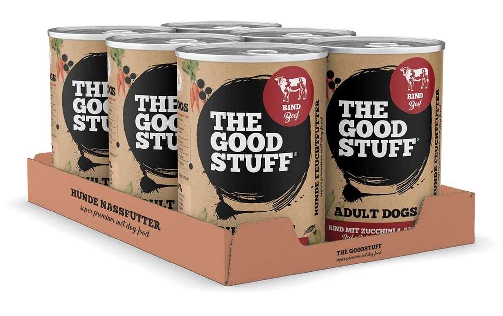 The Goodstuff Alimentation humide Bœuf & courgettes Adult, 6 x 800g