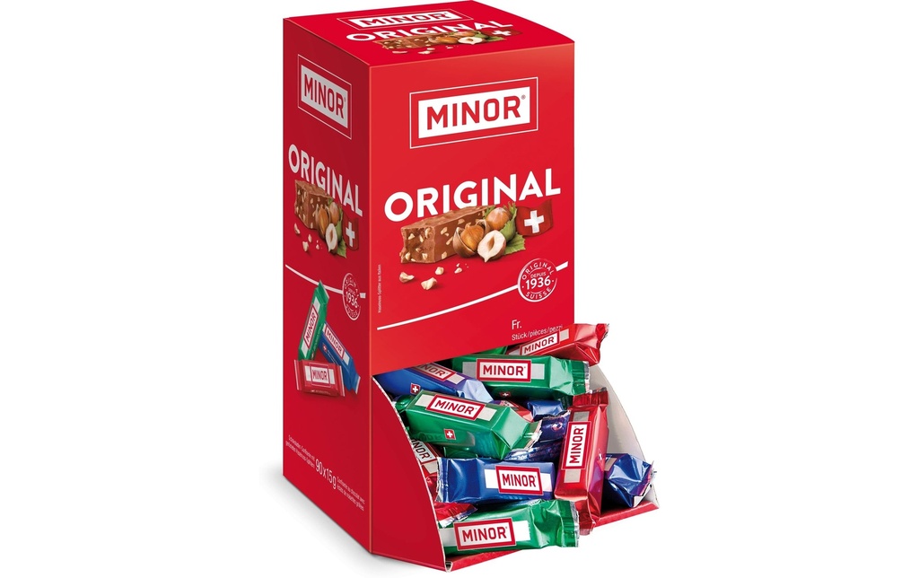 Minor Chocolat Original Box 90 x 15 g