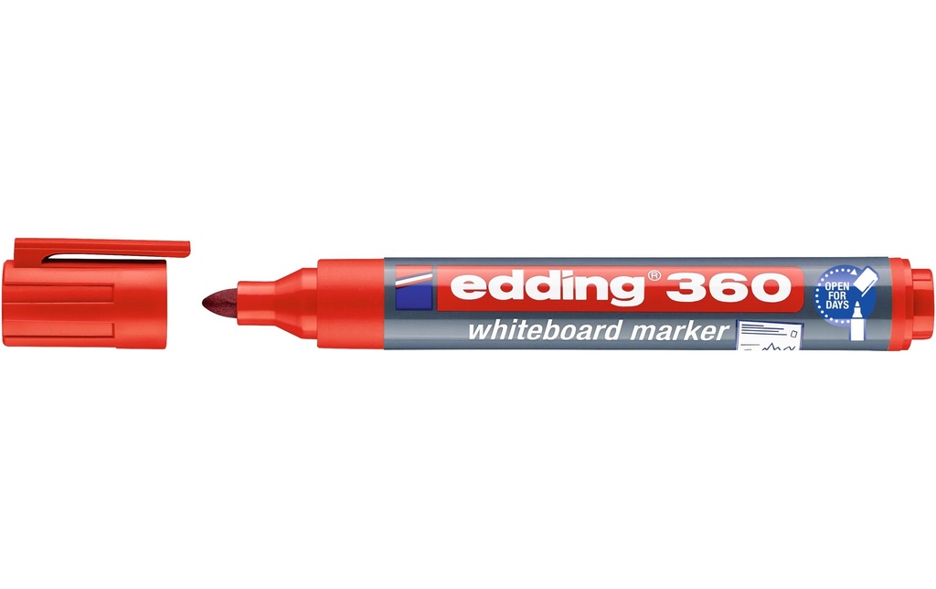 edding Marqueur pour tableau blanc 360 Rouge