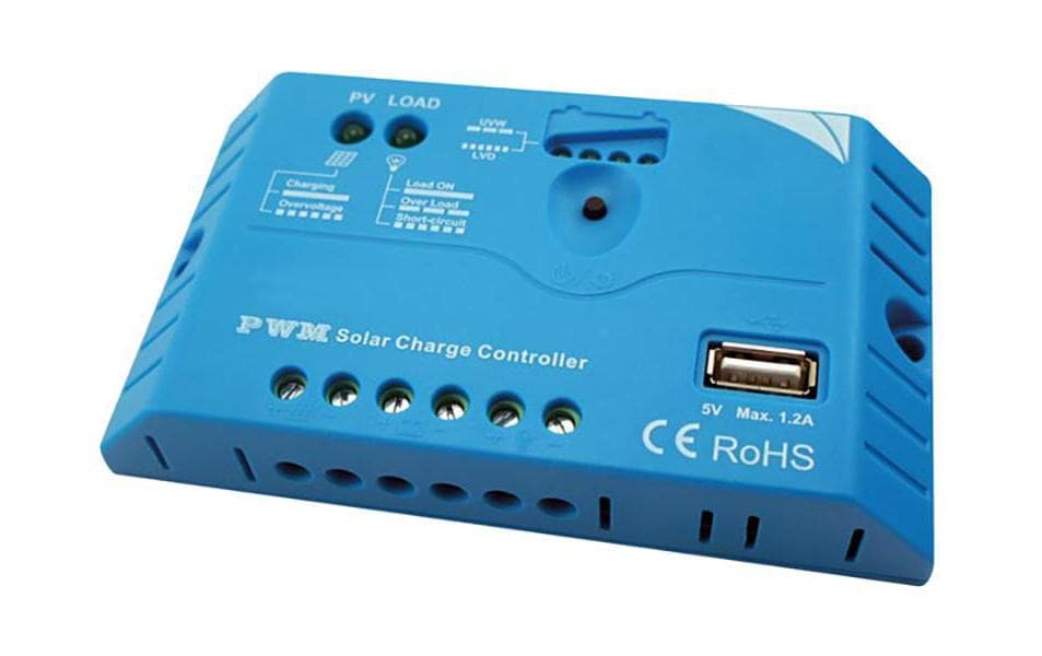Velleman Régulateur de charge SOL10UC3 PWM 10 A 12 - 24 V