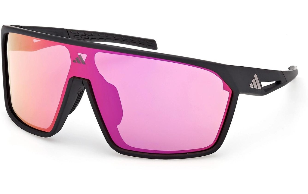 adidas Lunettes de soleil SP0108 Cadre noir mat