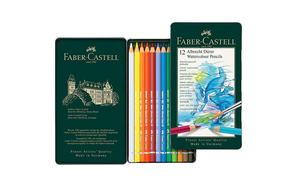 Faber-Castell Crayons de couleur A. Dürer 12 pièces
