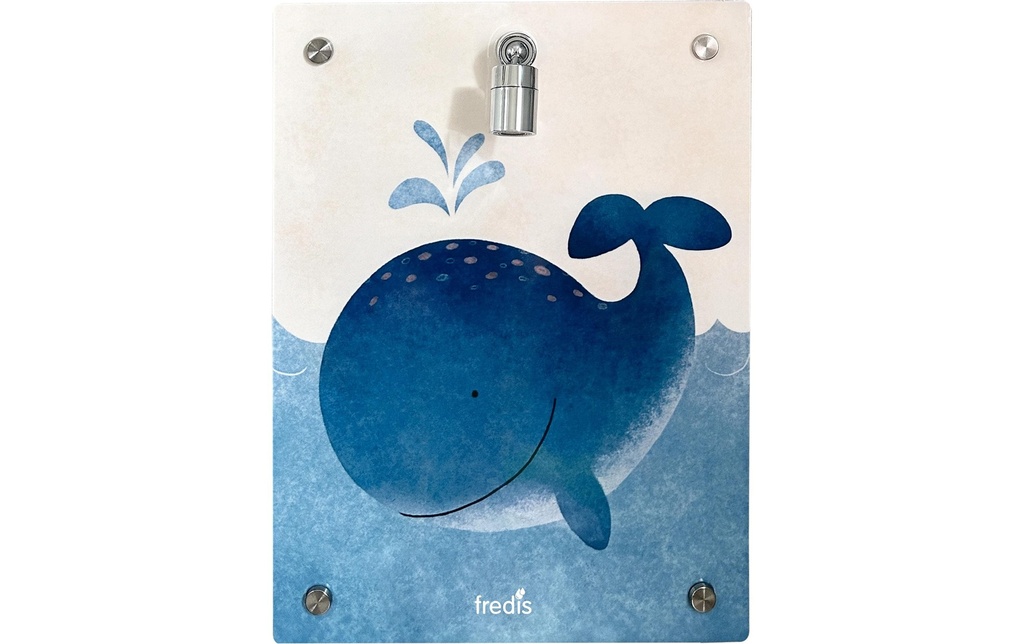 Fredis Kinderdusche Baleine 40 x 30 cm