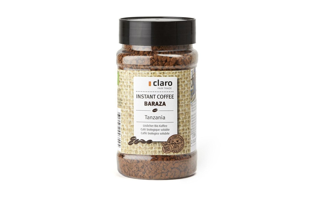 Claro Café instantané Bio Baraza 100 g
