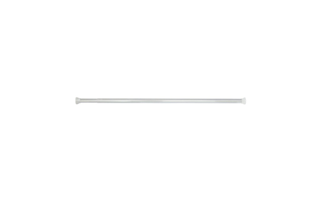 spirella Tringle pour rideau de douche Kreta 75/125 x 3.5 cm, Gris