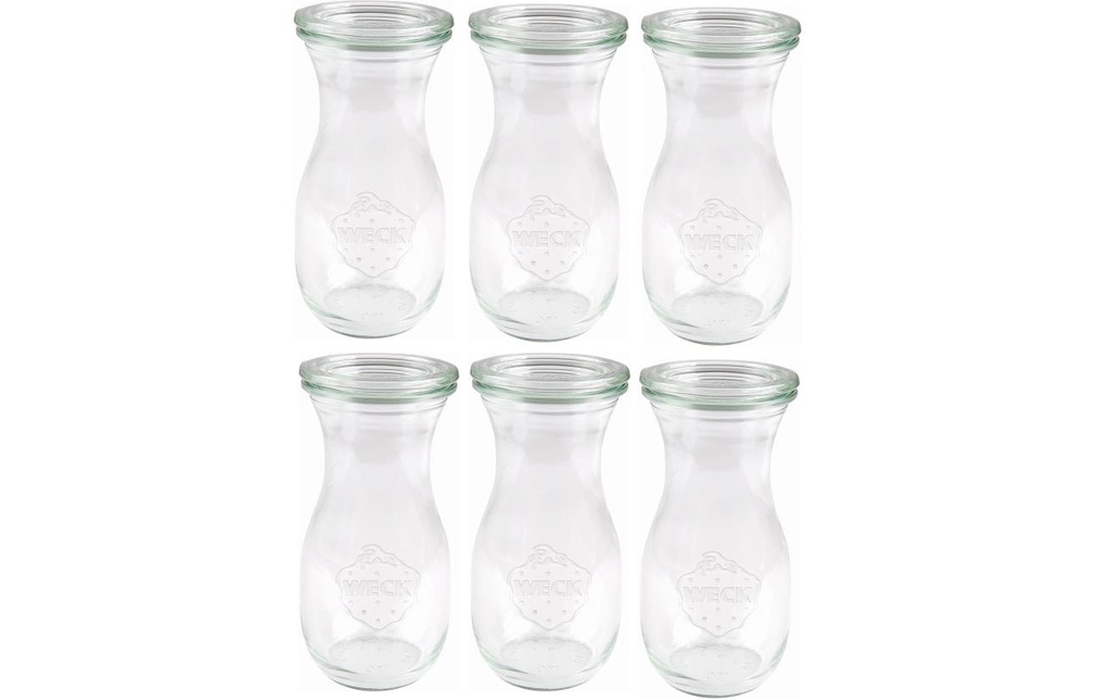 Weck Bouteilles pour conserves 250 ml, 6 Pièce/s