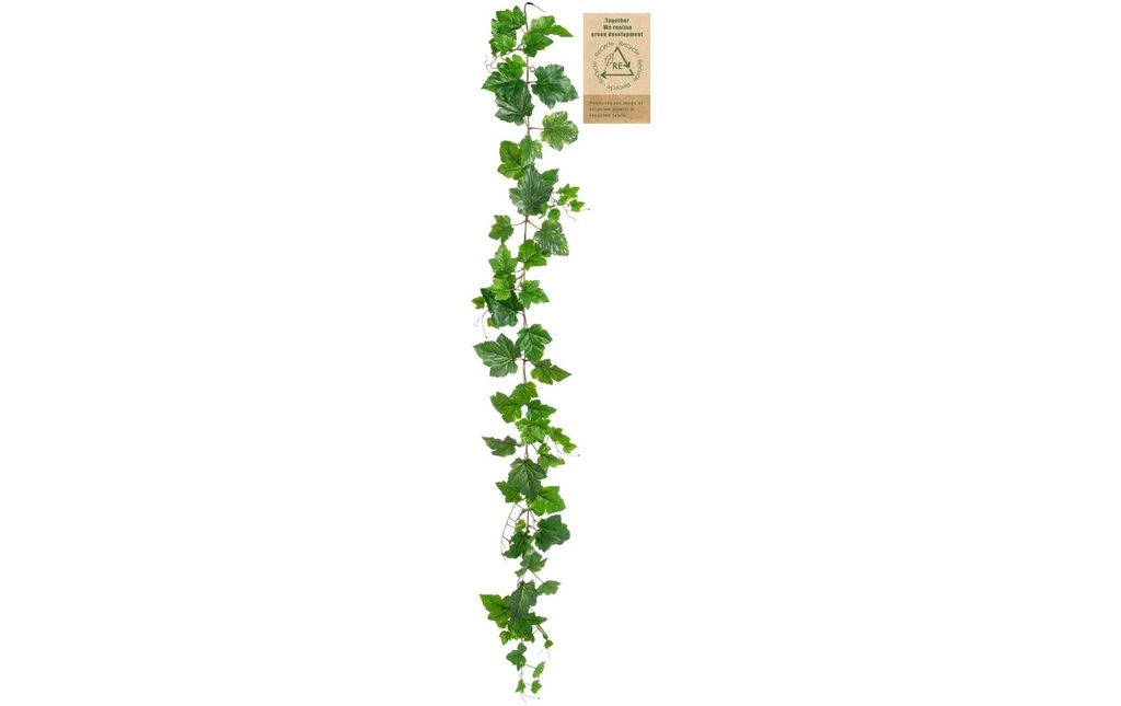 Botanic-Haus Plante artificielle Guirlande de feuilles de vigne 150 cm