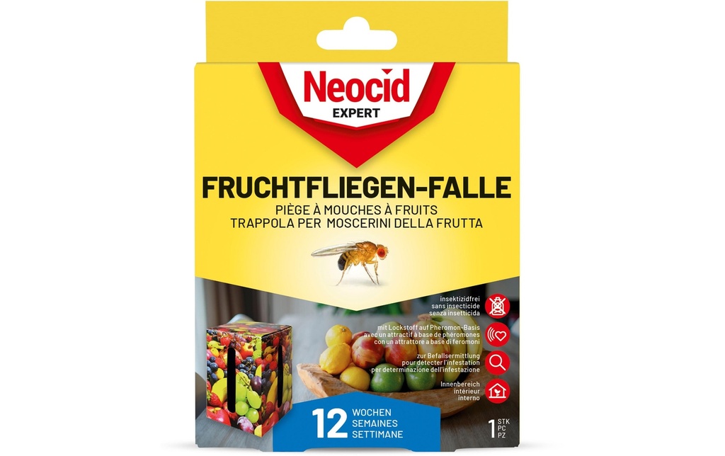 Neocid Expert Piège à insectes Mouches des fruits, 1 Pièce/s