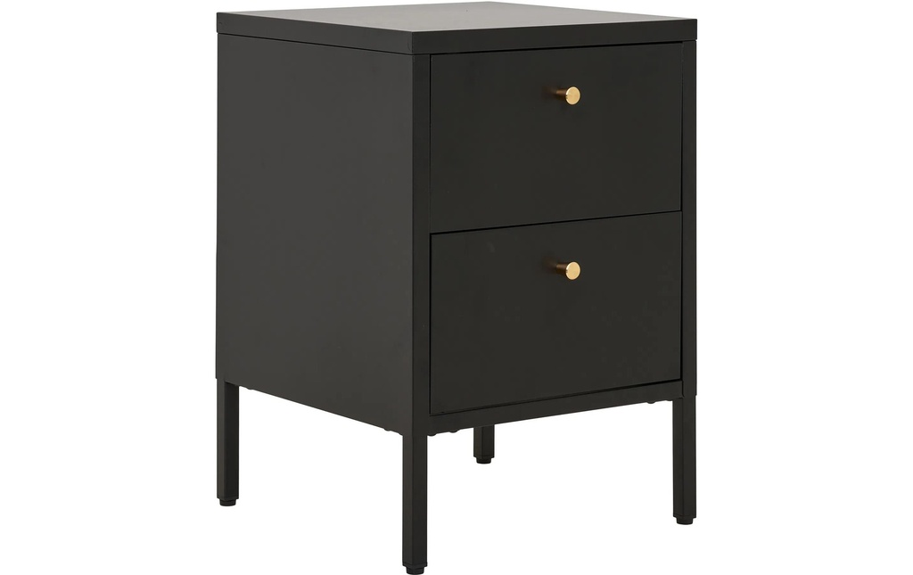 House Nordic Table d'appoint Dalby 40 x 59.5 cm, Noir