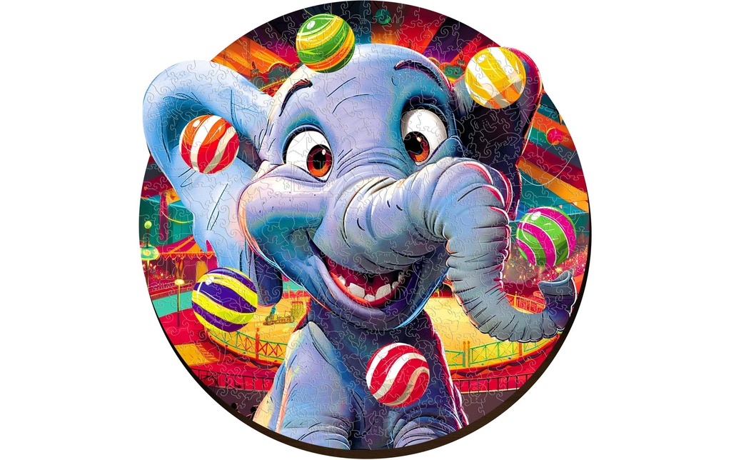 Escape Welt Puzzle en bois Éléphant